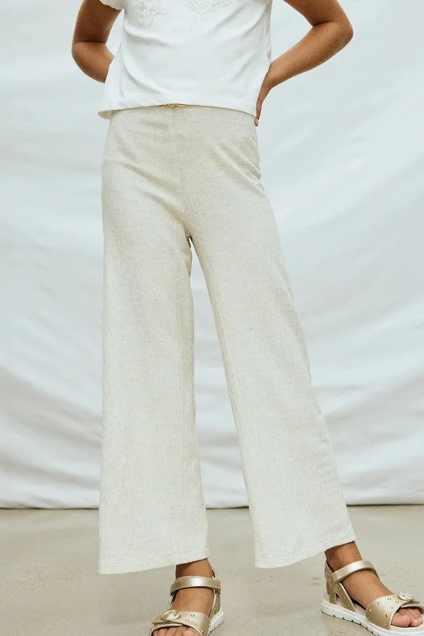 Детские брюки с льном - фото 6