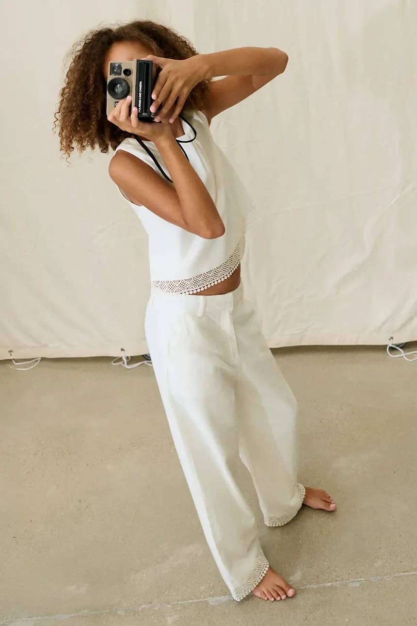 Детские хлопковые брюки