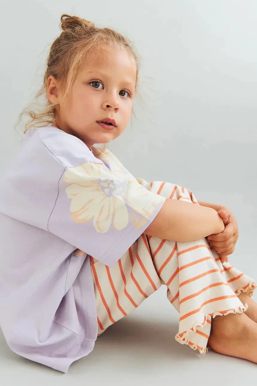 Детские хлопковые брюки - фото 4