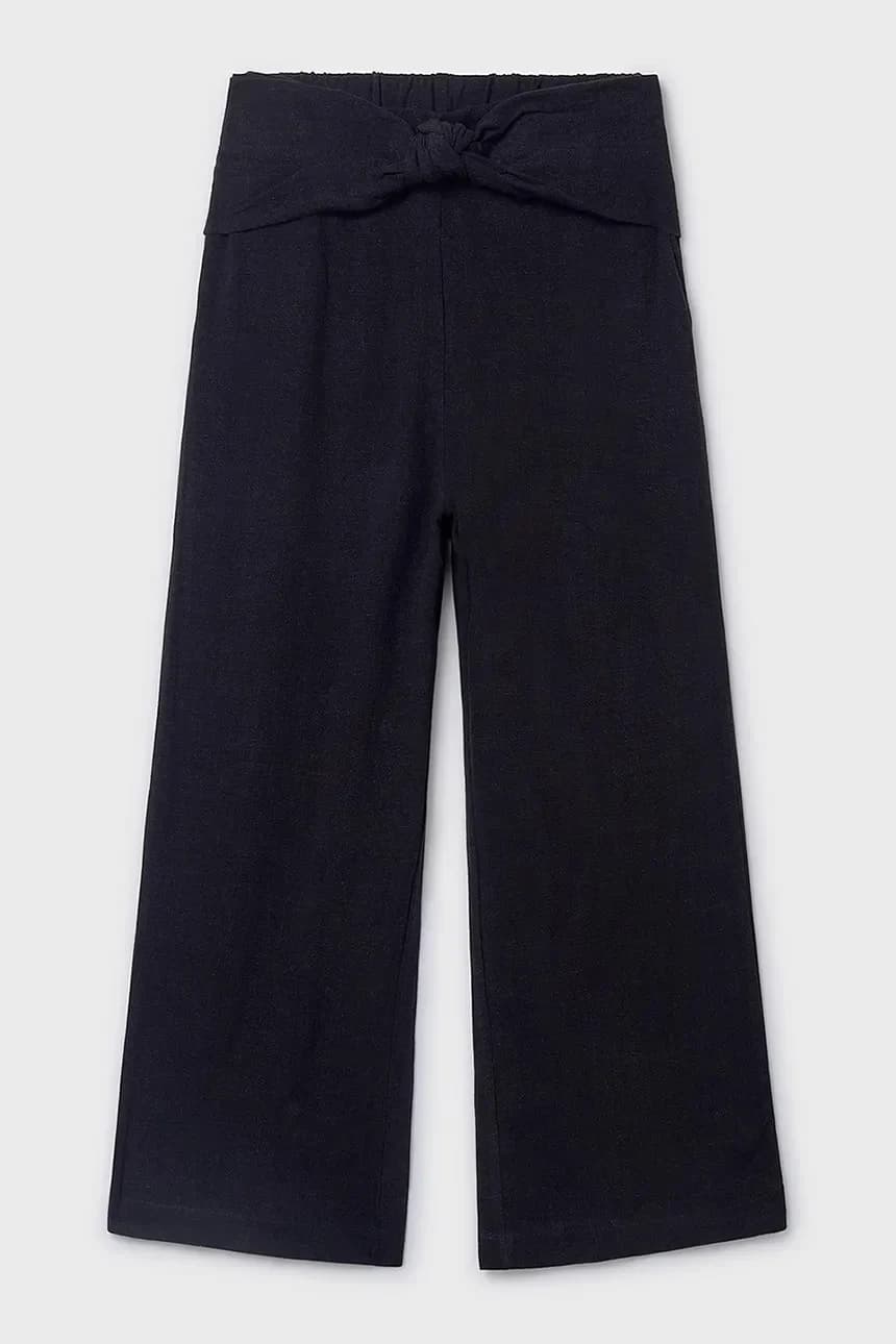 Детские брюки из смесового льна