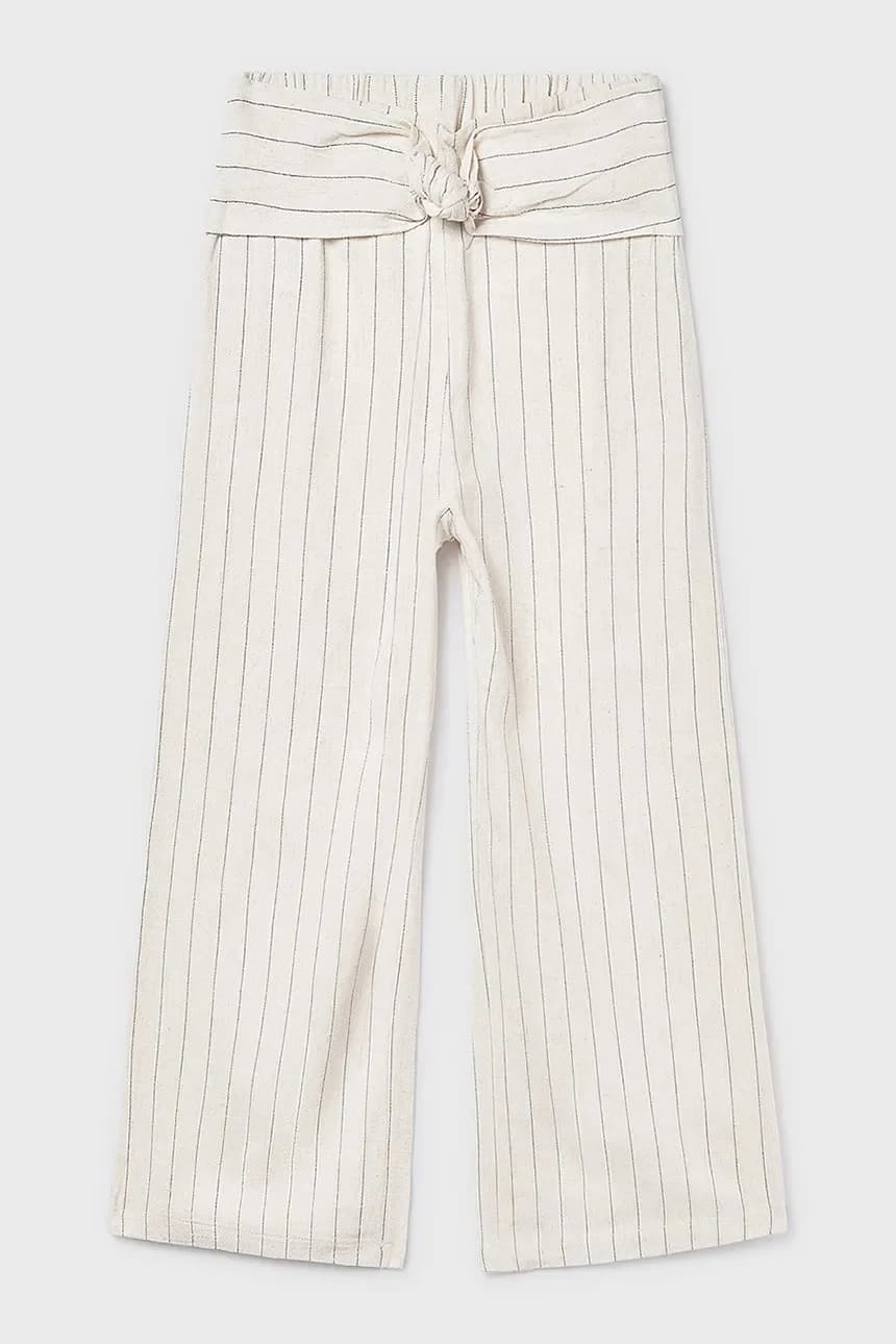 Детские брюки из смесового льна - фото 2