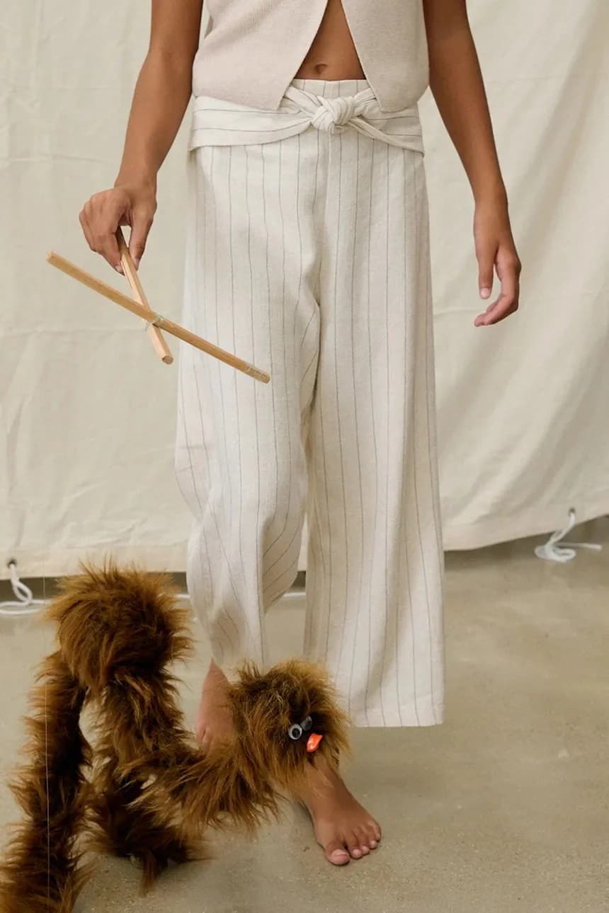 Детские брюки из смесового льна - фото 5