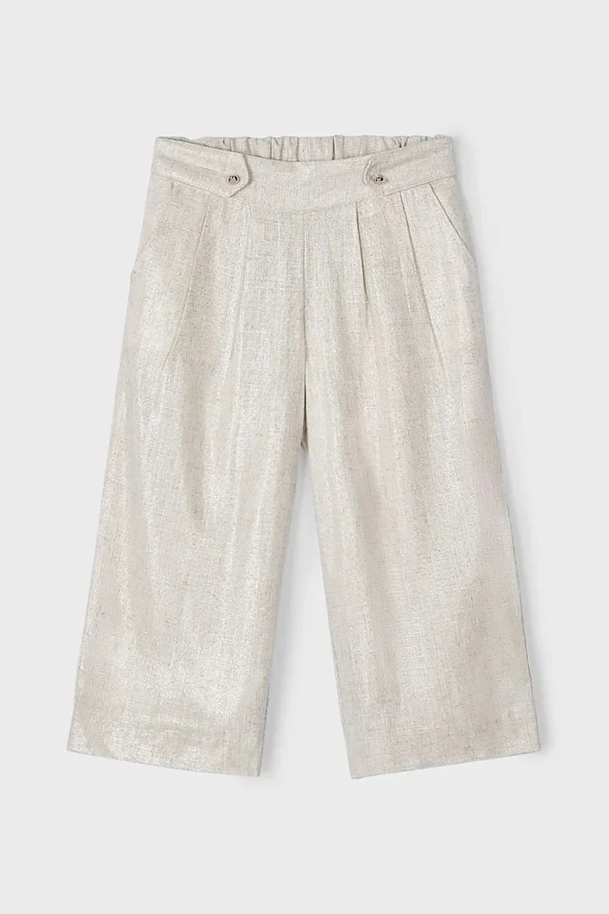 Детские брюки из смесового льна - фото 2