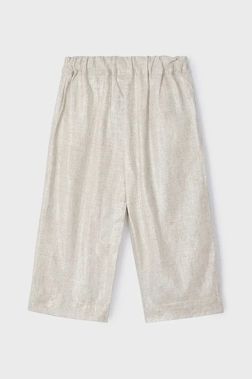 Детские брюки из смесового льна - фото 3