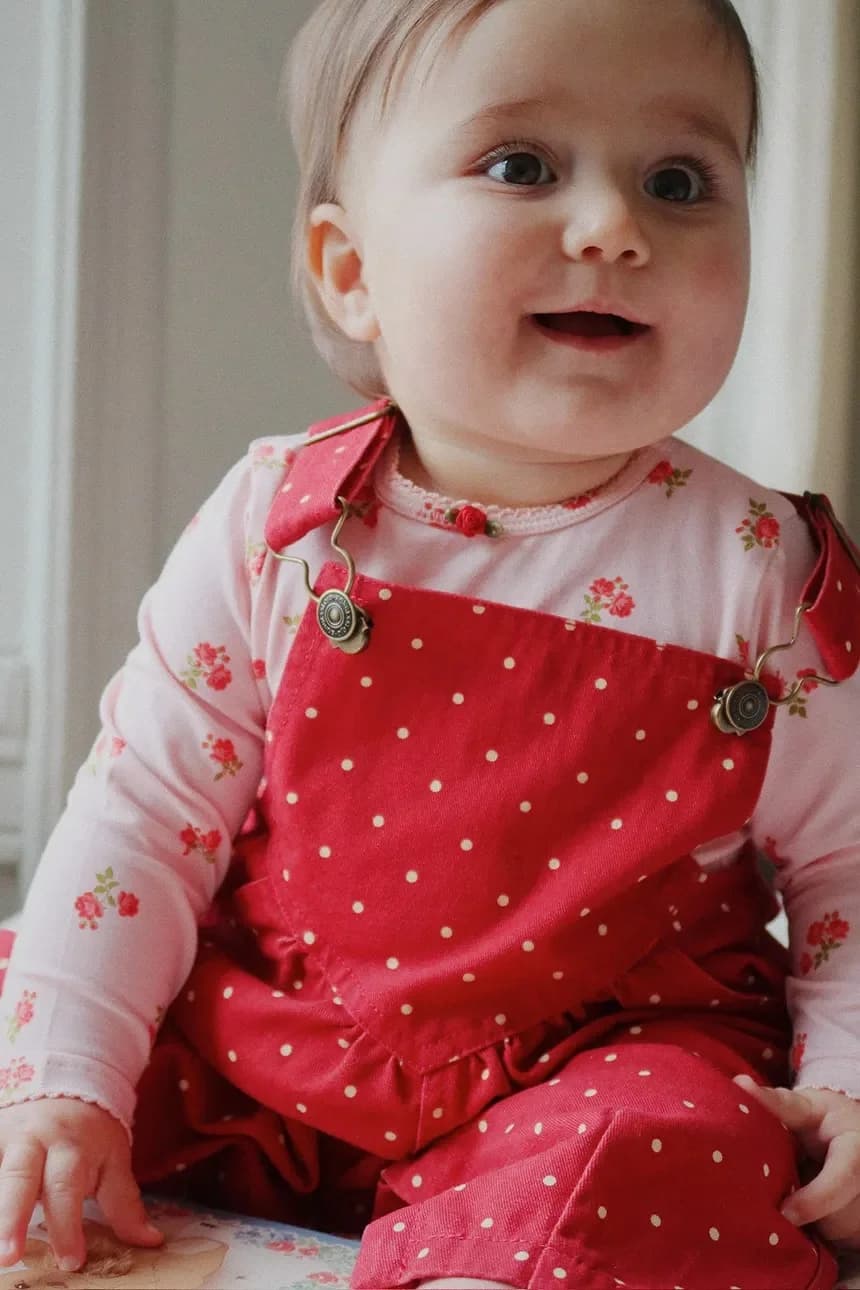 Детские хлопковые брюки NOLA КОМБИНЕЗОН GOTS - фото 7