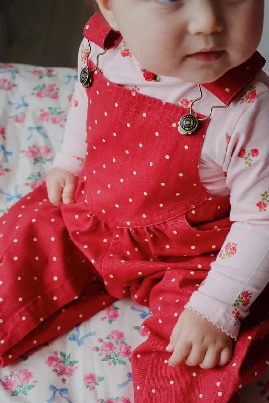 Детские хлопковые брюки NOLA КОМБИНЕЗОН GOTS - фото 9