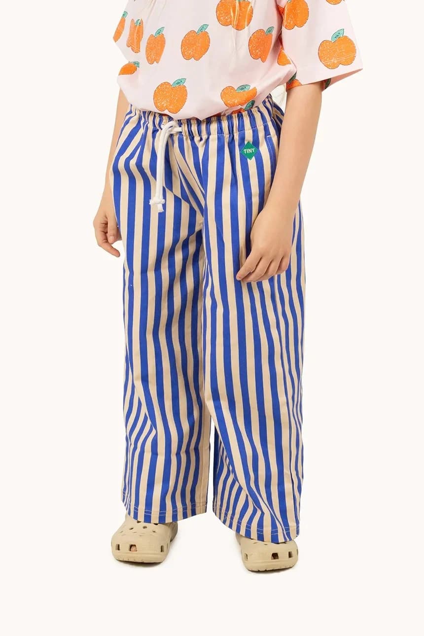 Детские хлопковые брюки STRIPES WOVEN PANT - фото 4