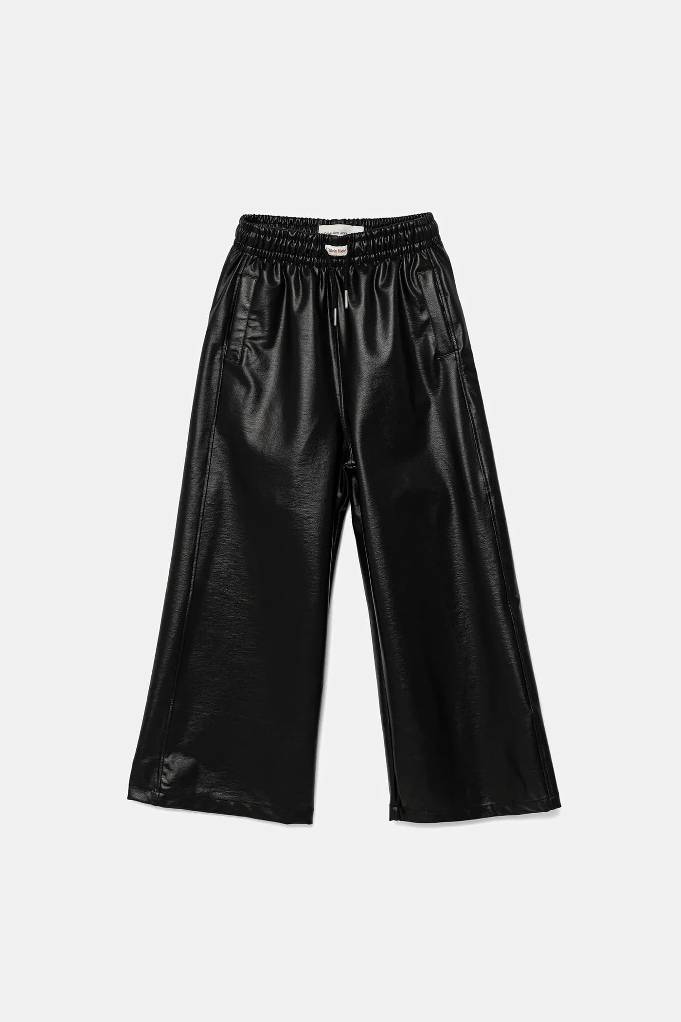 Брюки ИЗ ИСКУССТВЕННОЙ КОЖИ - фото 2