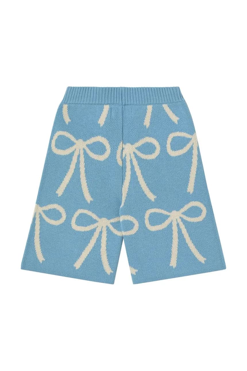 ДЕТСКИЕ ТРИКОТАЖНЫЕ БРЮКИ С ЛАНТАМИ - фото 2