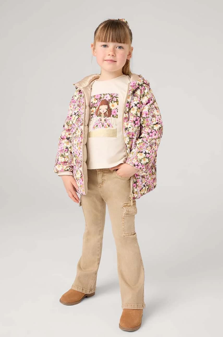 Детские брюки-карго из саржи