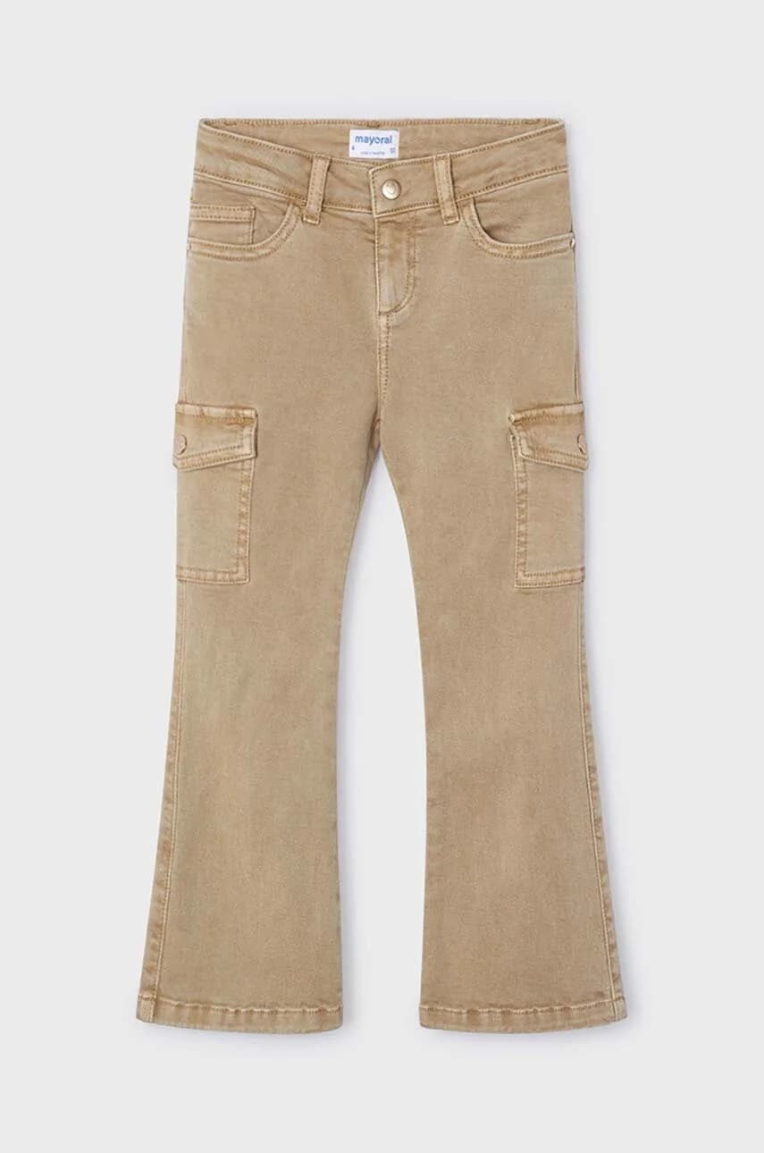 Детские брюки-карго из саржи - фото 2