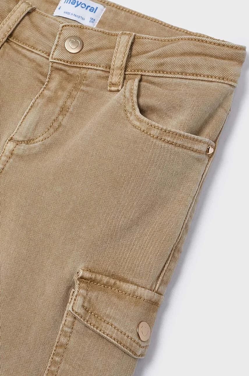 Детские брюки-карго из саржи - фото 3