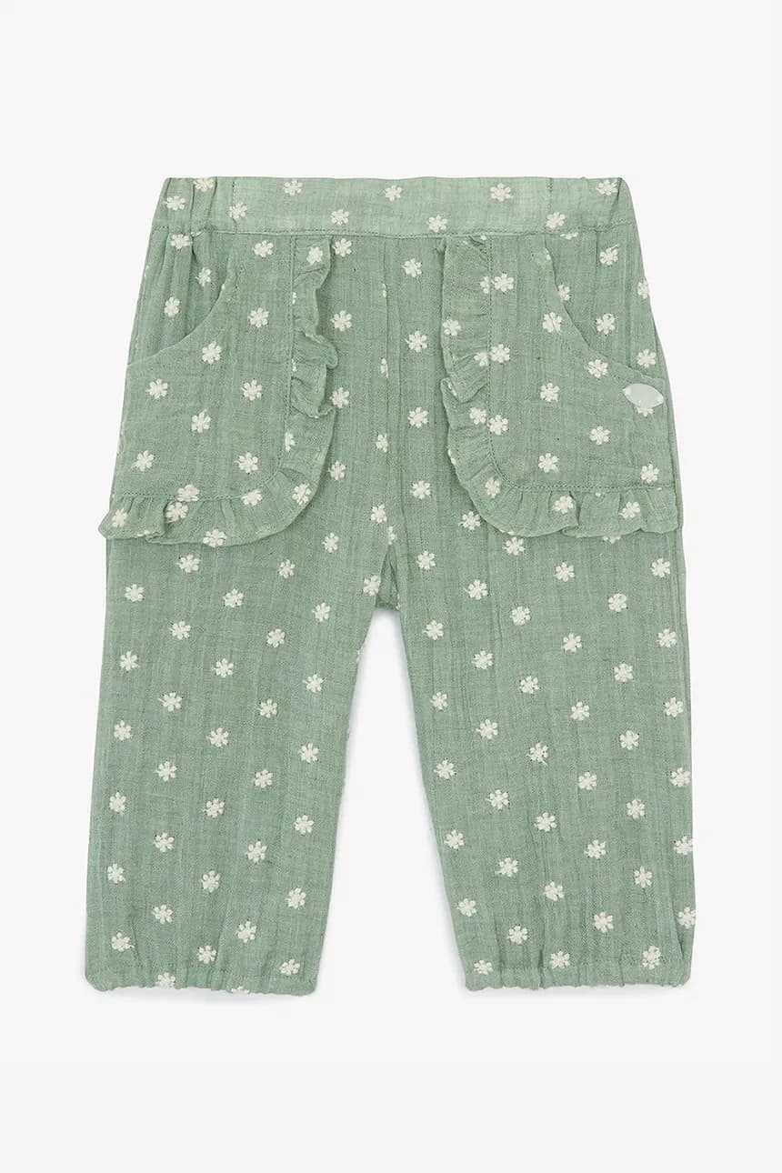 Детские брюки из смесового льна - фото 2