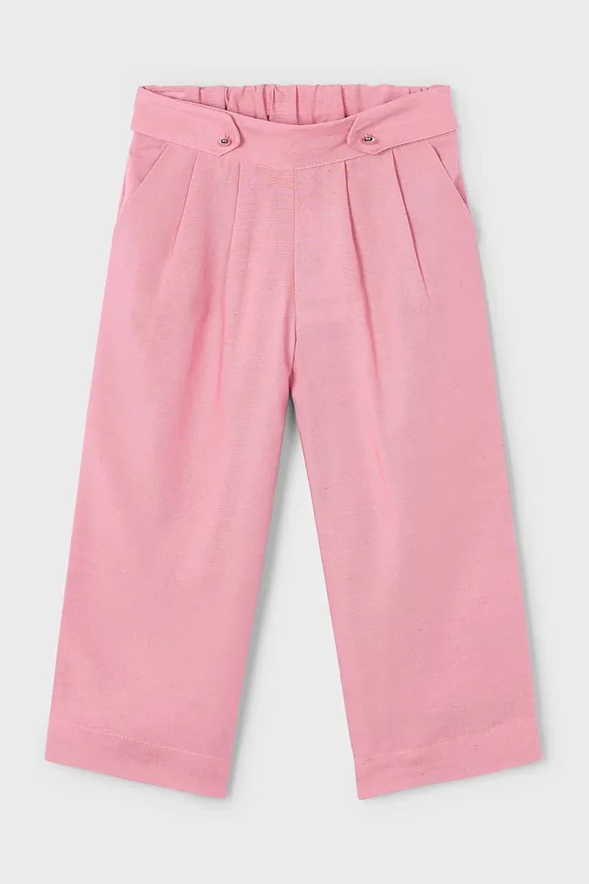 Детские брюки из смесового льна
