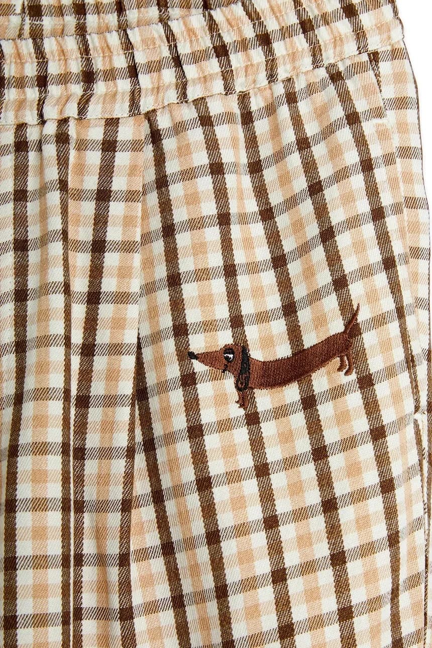 Детские брюки в мелкую клетку - фото 4