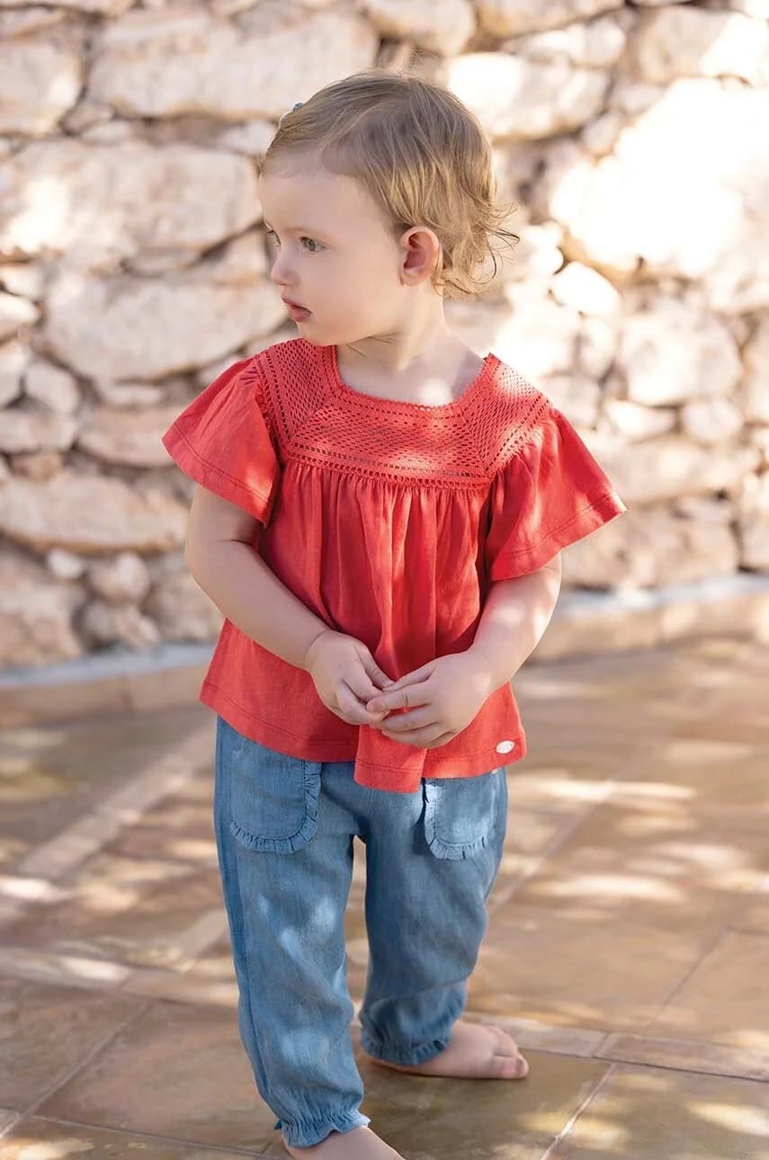 Детские хлопковые брюки