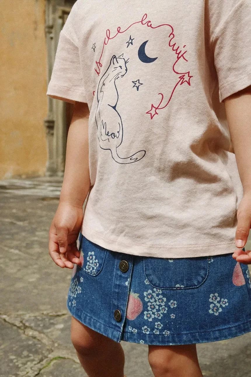 MAGOT SKIRT Детская джинсовая юбка GOTS - фото 4