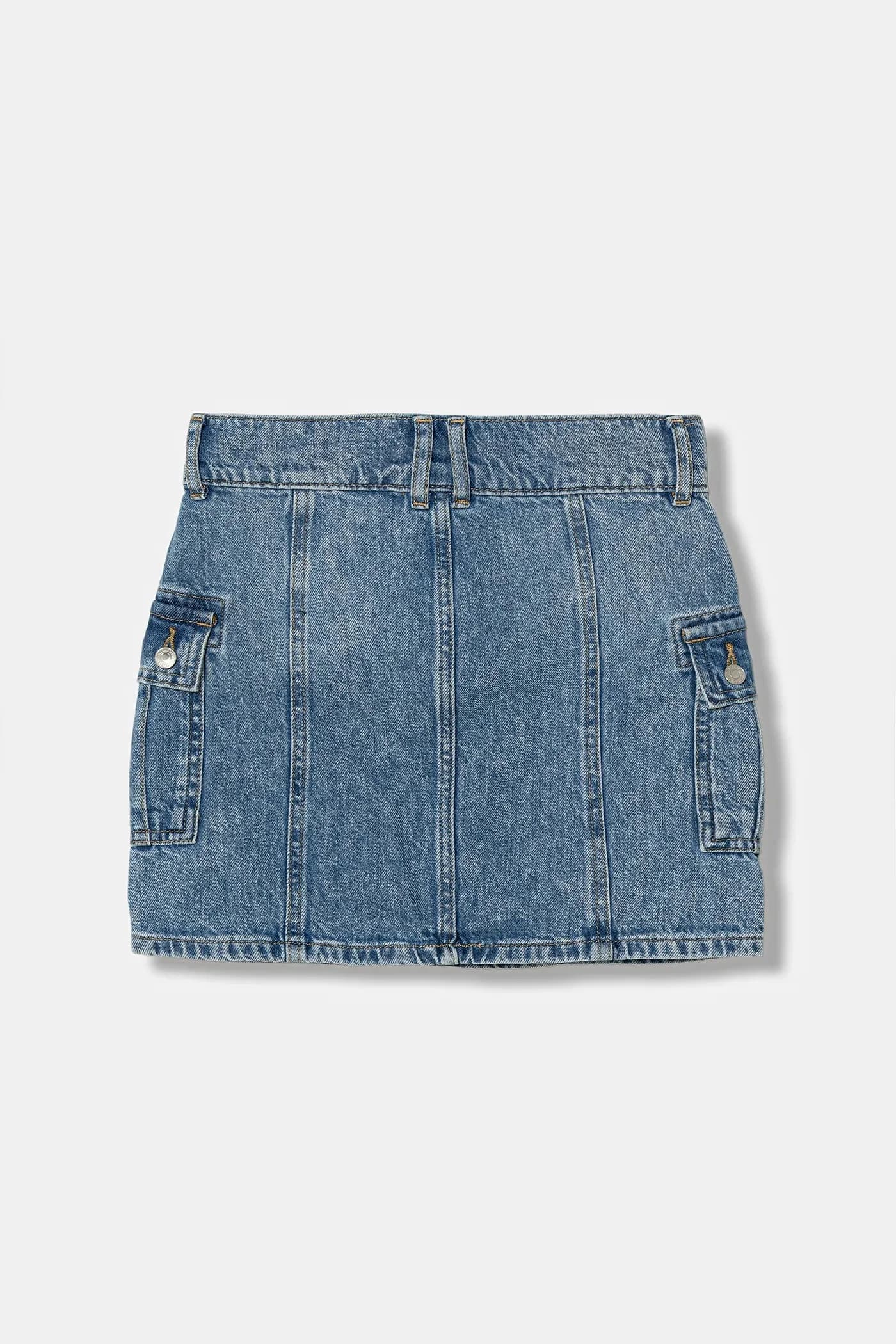 Детская джинсовая юбка - фото 2