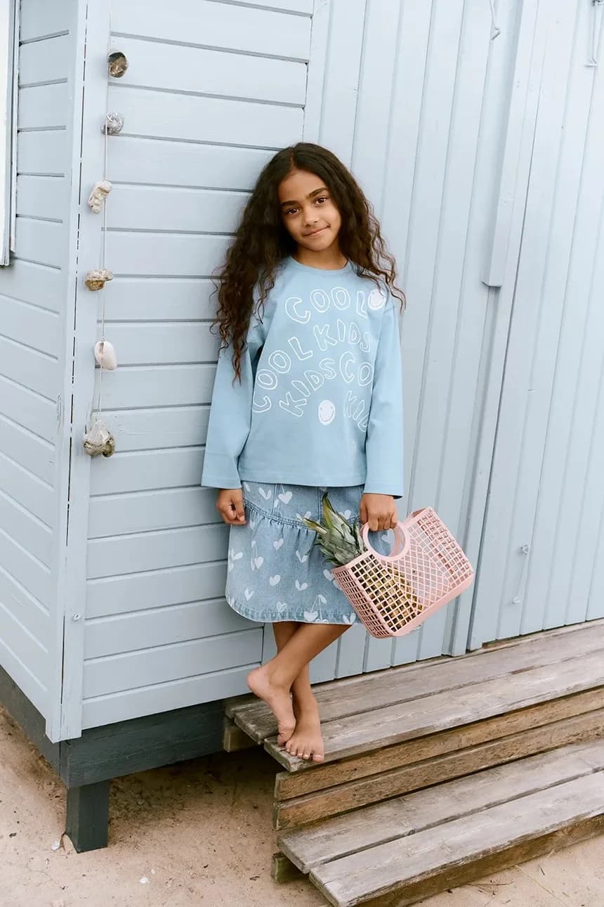 Джинсовая юбка Dayla с принтом - фото 4