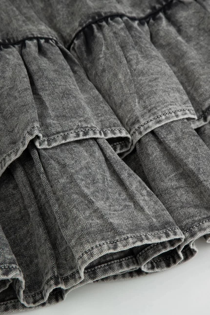 Джинсовая юбка - фото 4