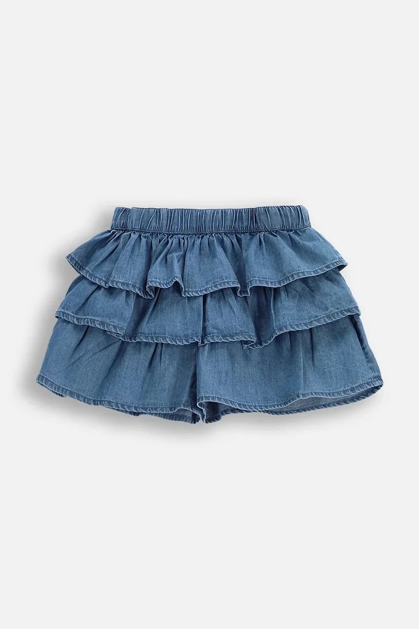 Джинсовая юбка и брюки