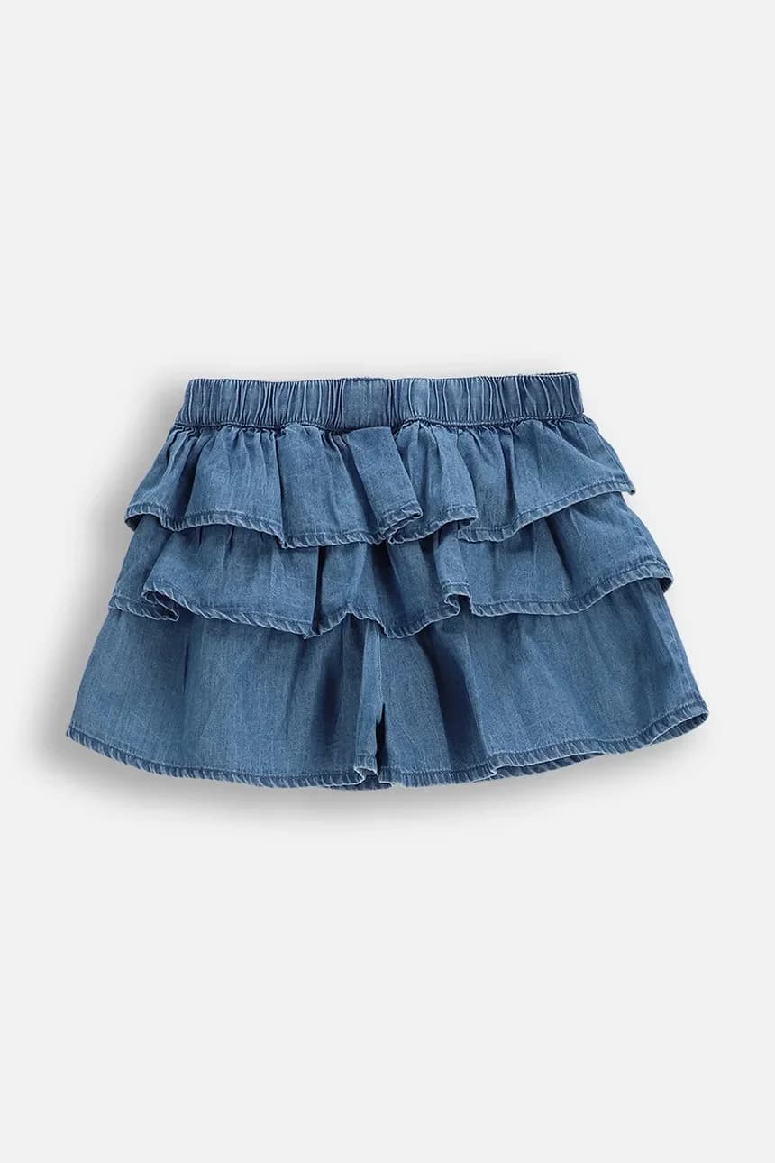 Джинсовая юбка и брюки - фото 2