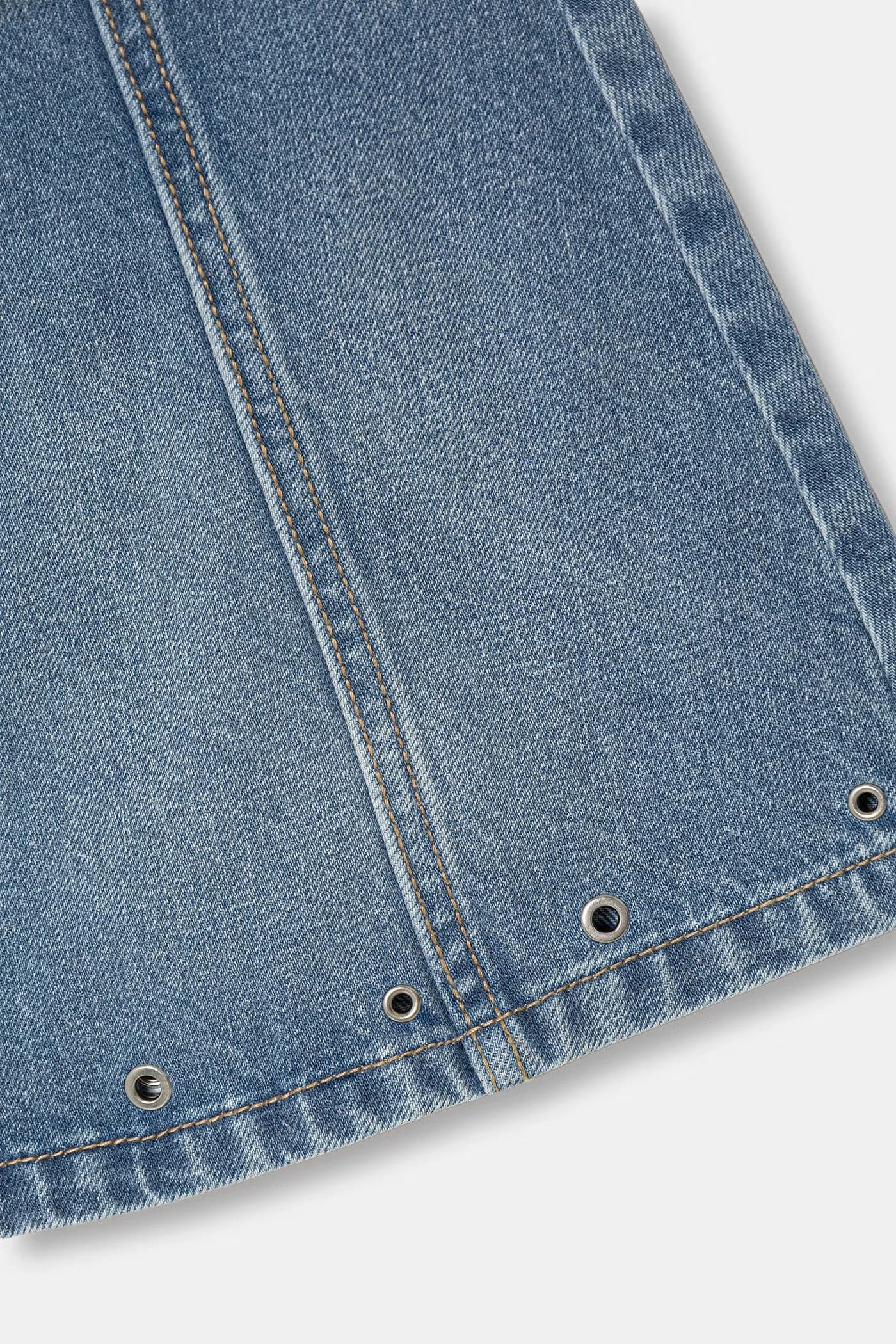 Джинсовая юбка - фото 3