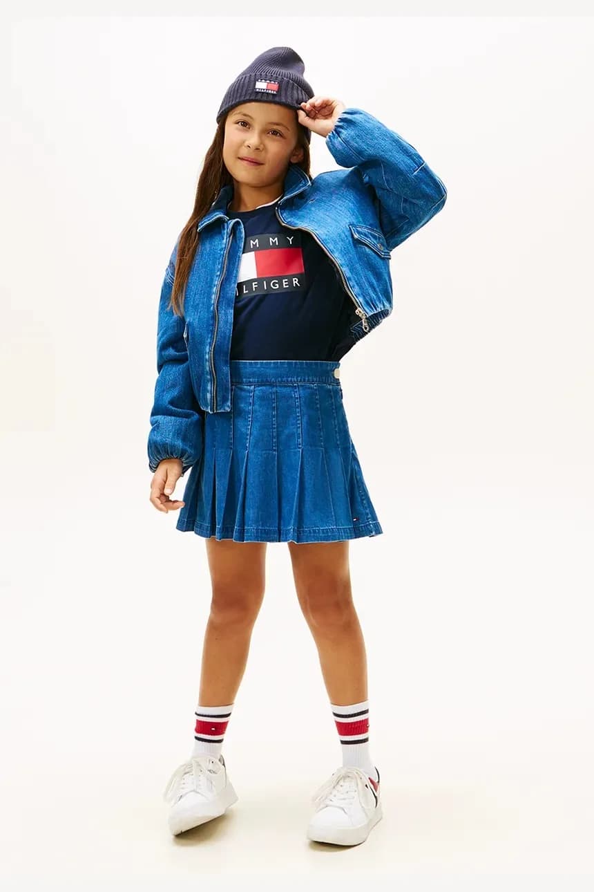 Детская джинсовая юбка - фото 3