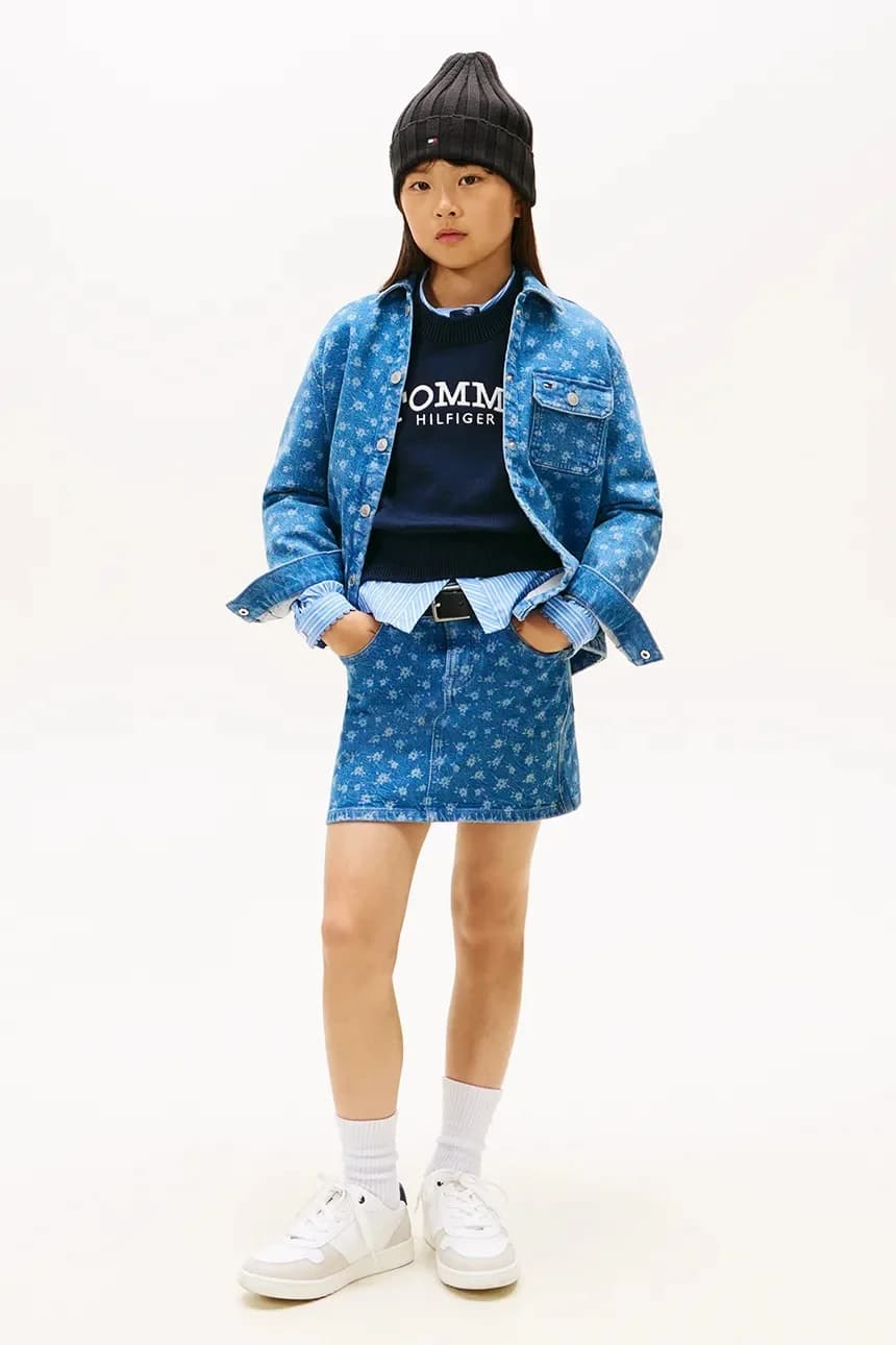 Детская джинсовая юбка