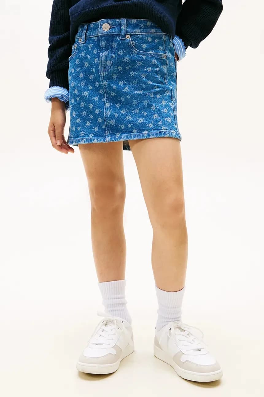 Детская джинсовая юбка - фото 3