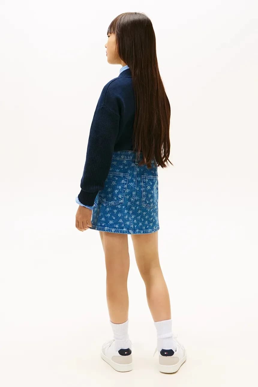 Детская джинсовая юбка - фото 4