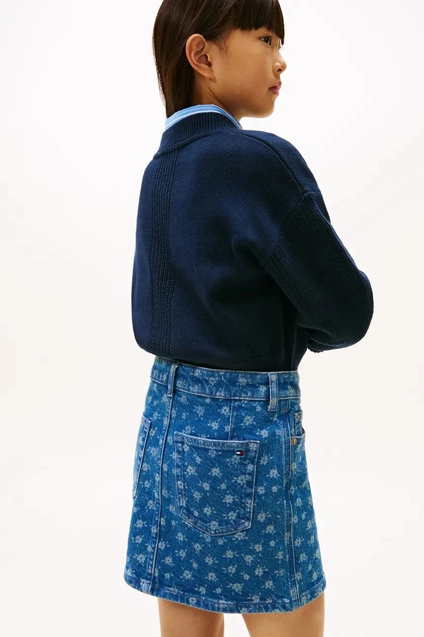 Детская джинсовая юбка - фото 5