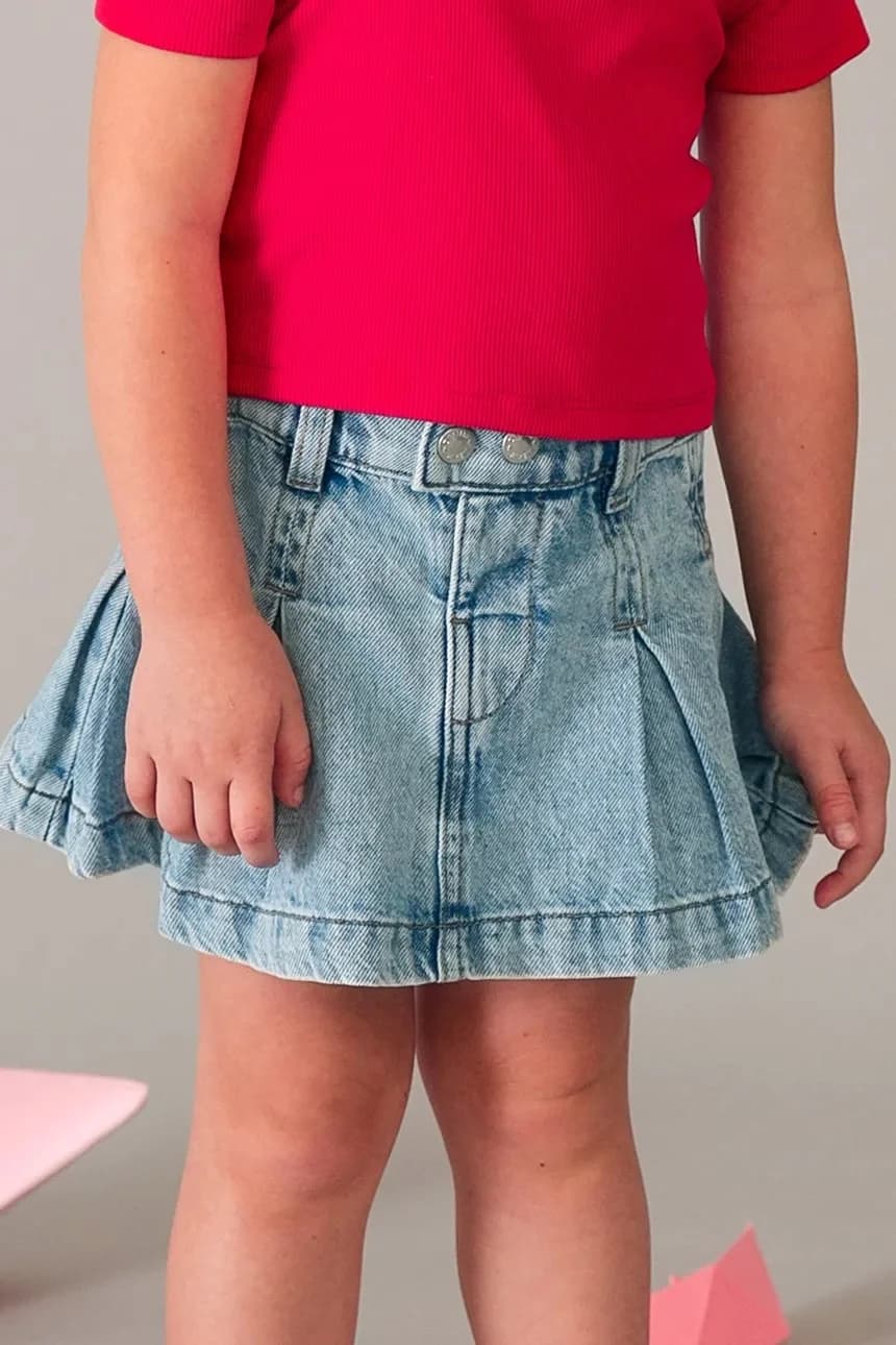 Детская джинсовая юбка - фото 5