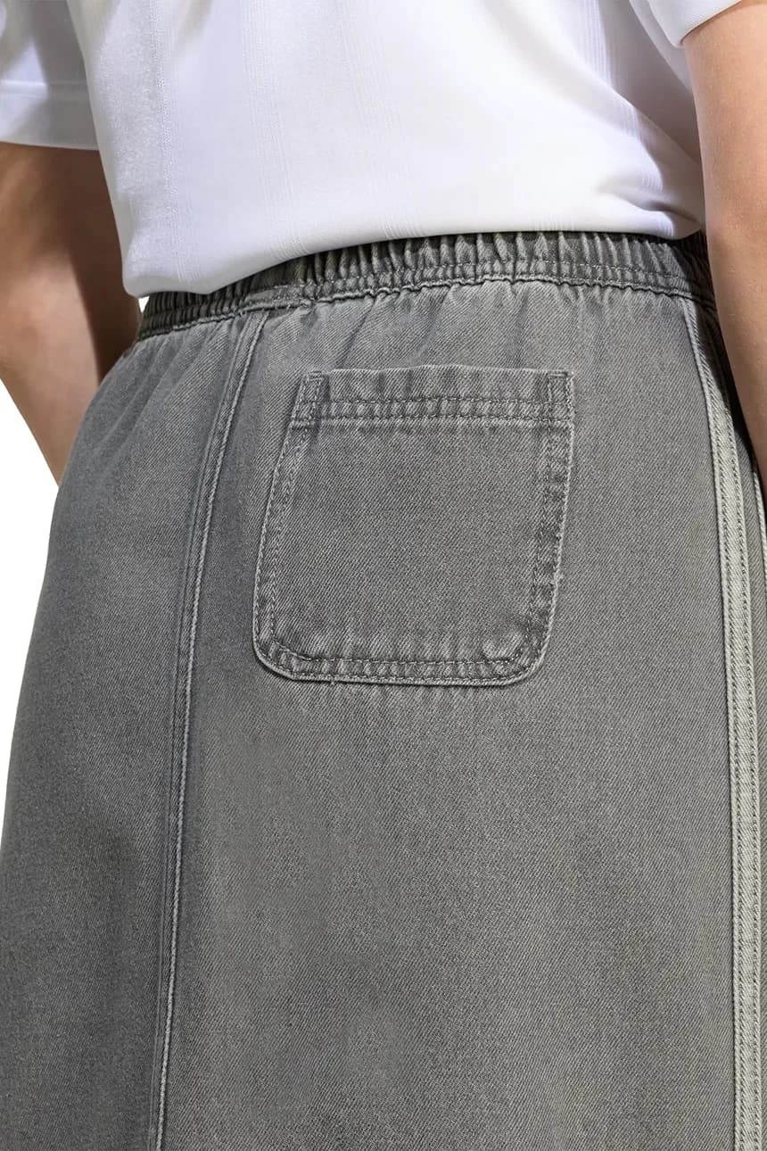 Детская джинсовая юбка - фото 7