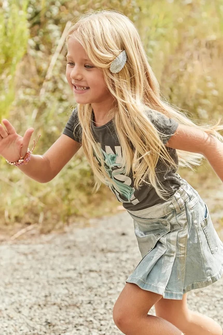 Детская джинсовая юбка