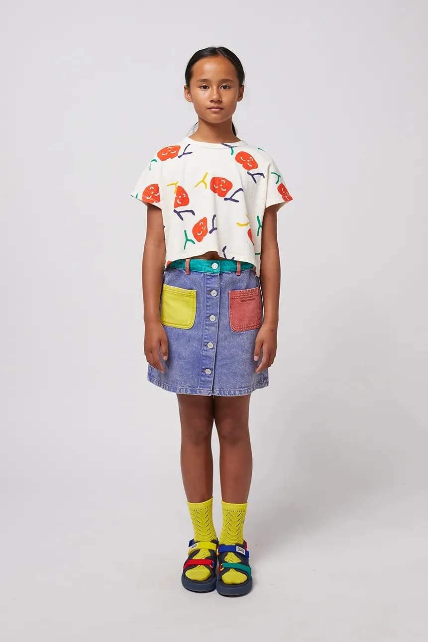 Детская джинсовая юбка