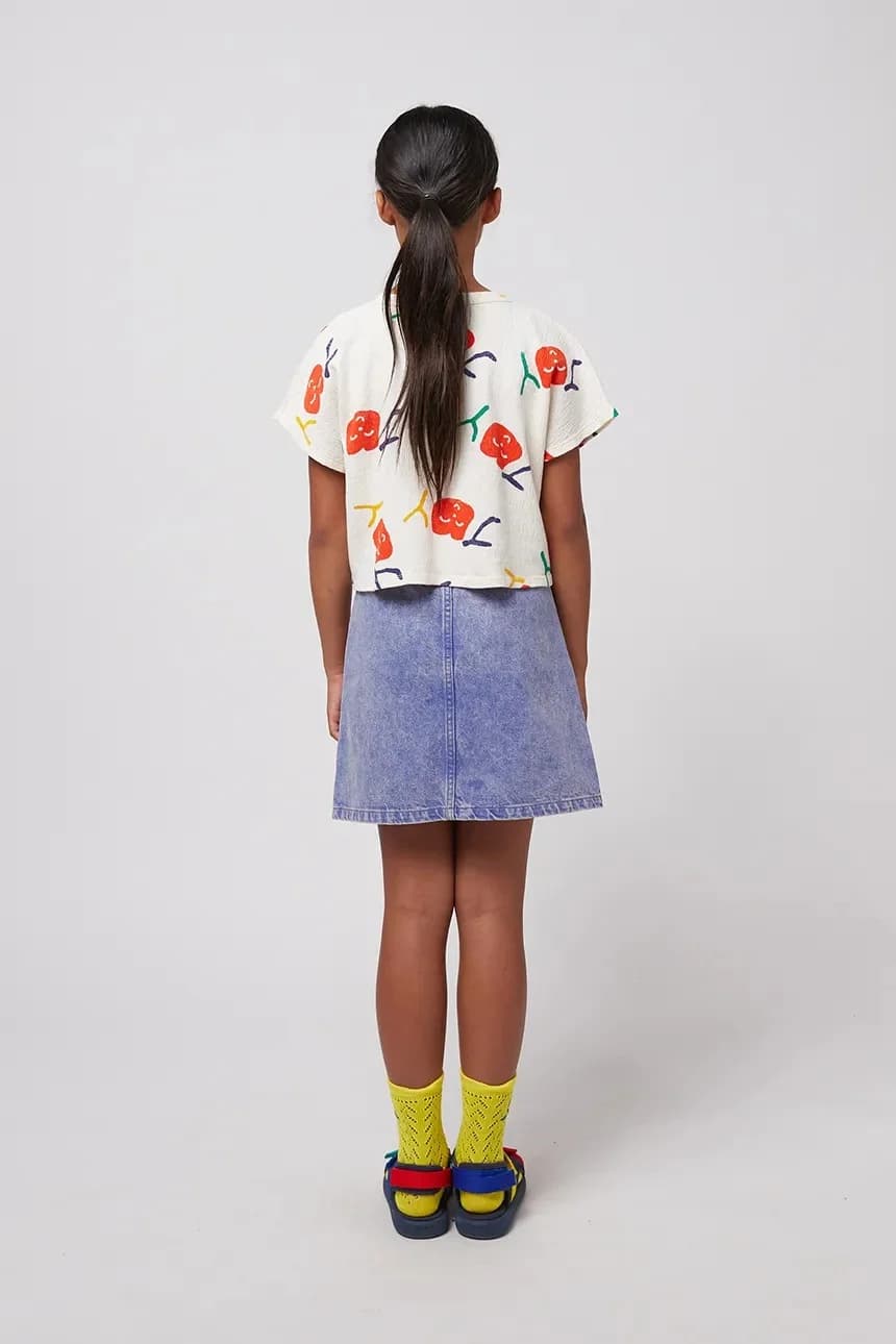 Детская джинсовая юбка - фото 8