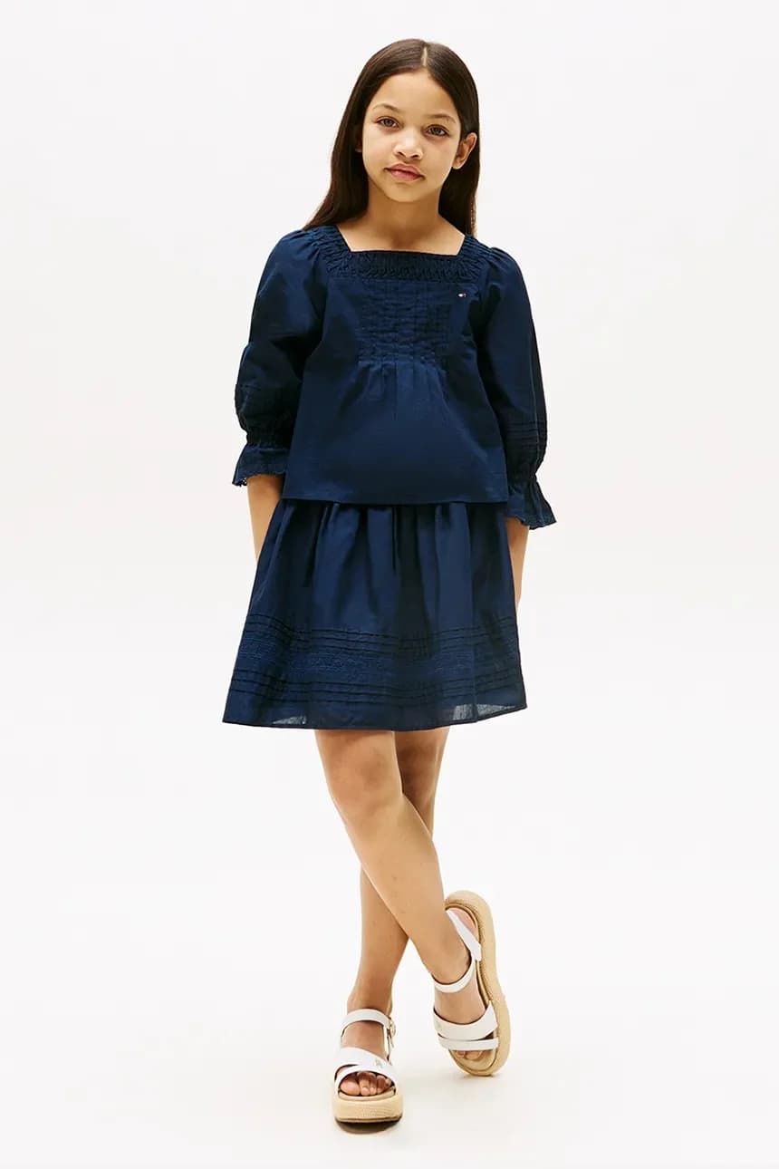 Детская хлопковая юбка