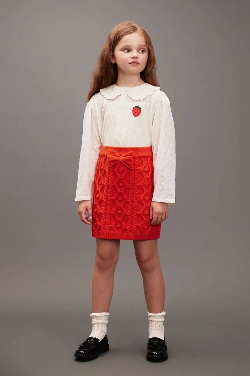 Детская хлопковая юбка