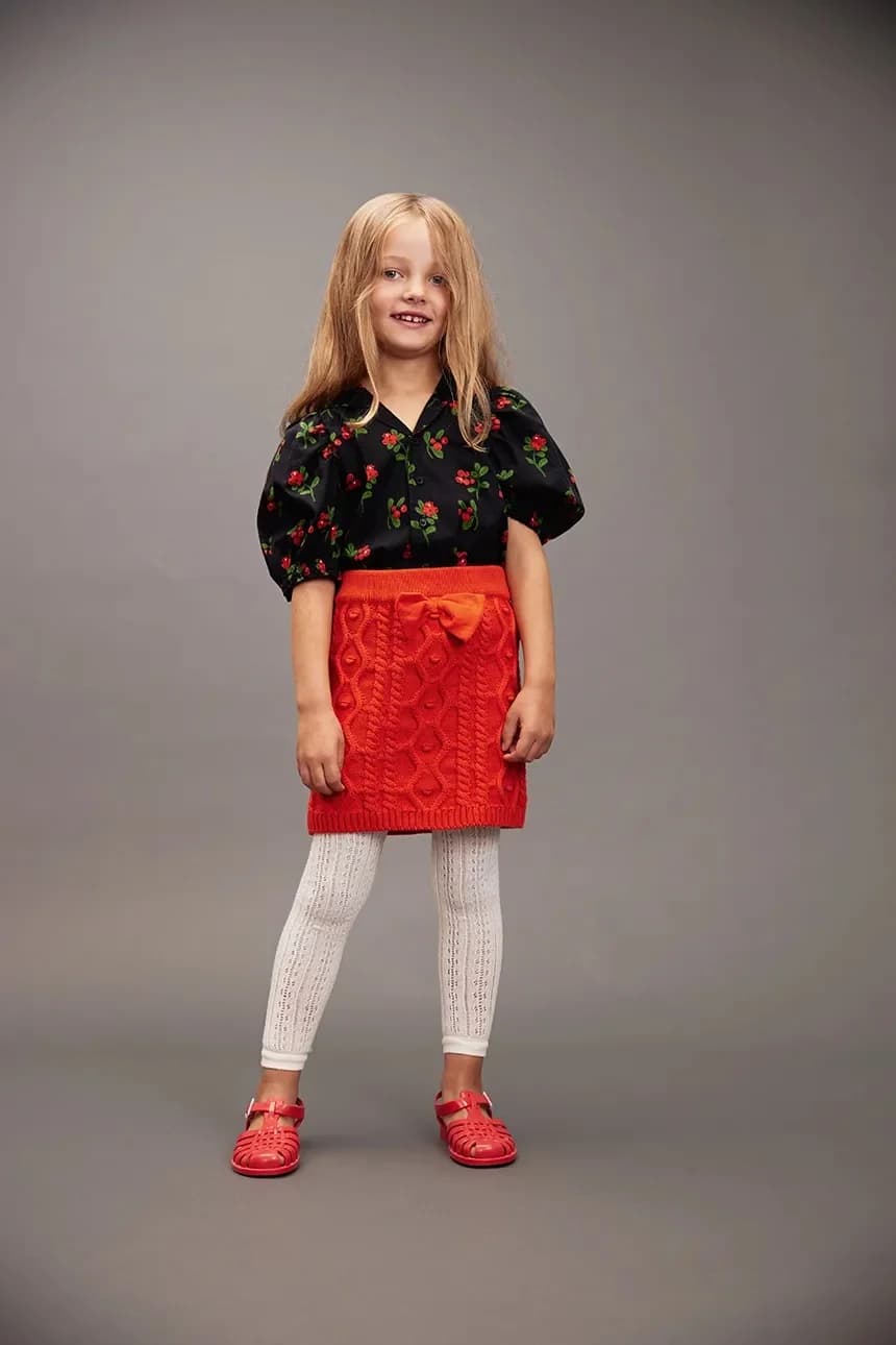 Детская хлопковая юбка - фото 5