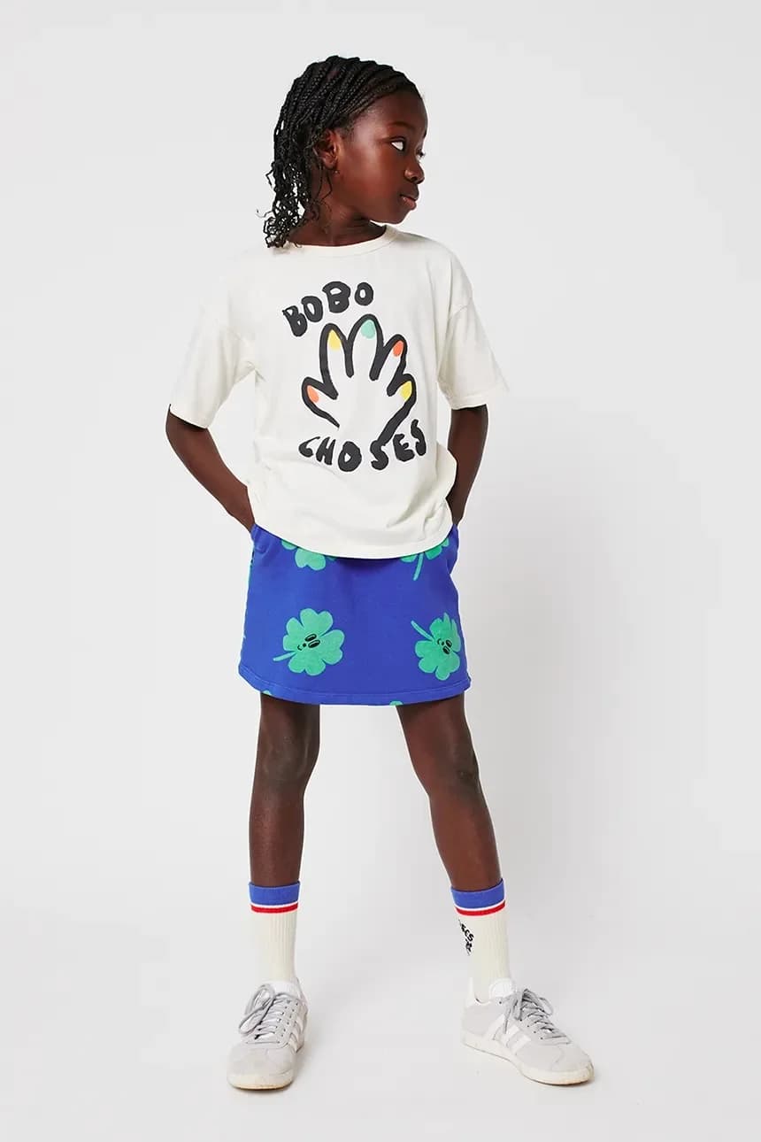 Детская хлопковая юбка Lucky Clover