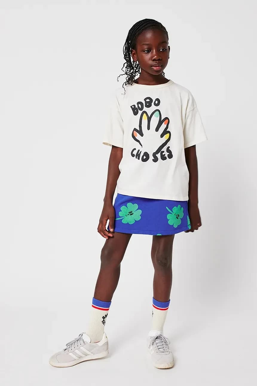 Детская хлопковая юбка Lucky Clover - фото 4