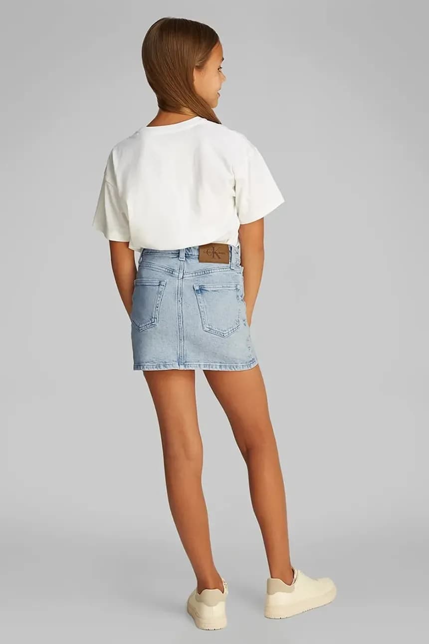 Детская джинсовая юбка - фото 4