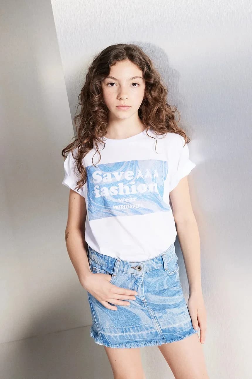 Детская хлопковая юбка CA18