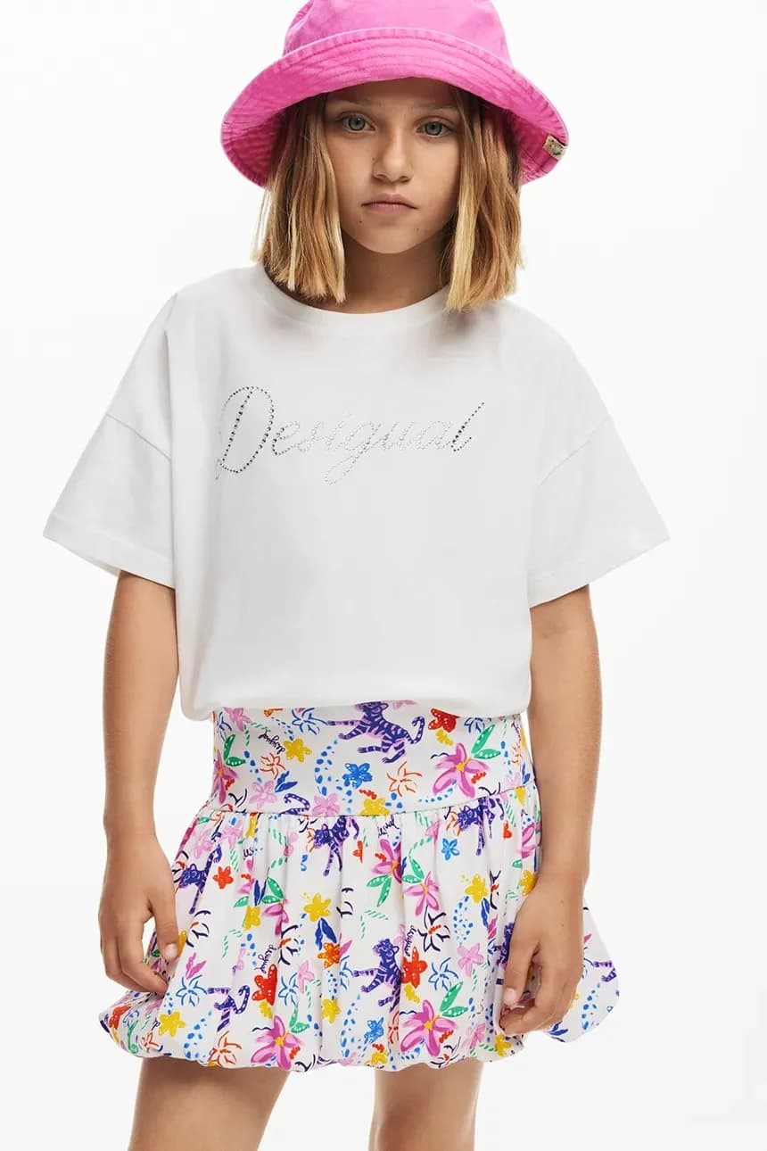 Детская хлопковая юбка