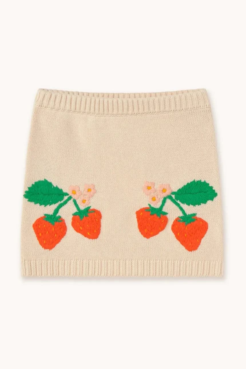 Детская хлопковая юбка STRAWBERRIES SKIRT - фото 2