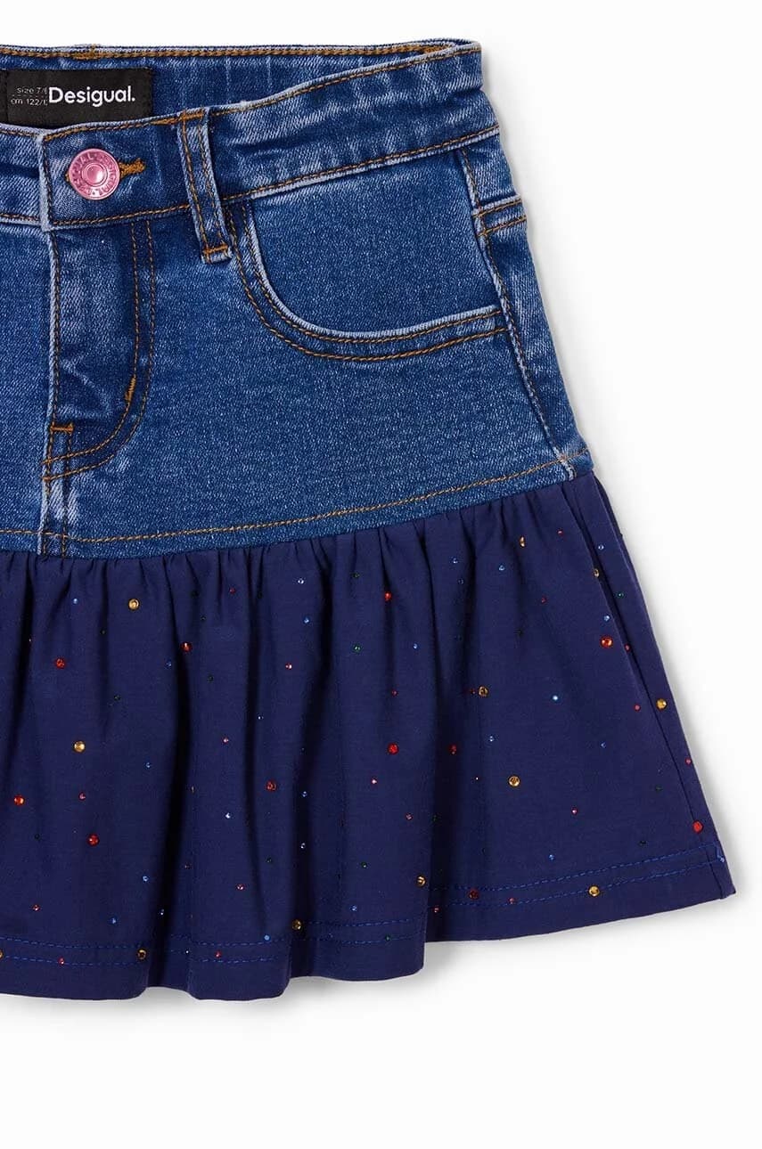 Детская джинсовая юбка - фото 4