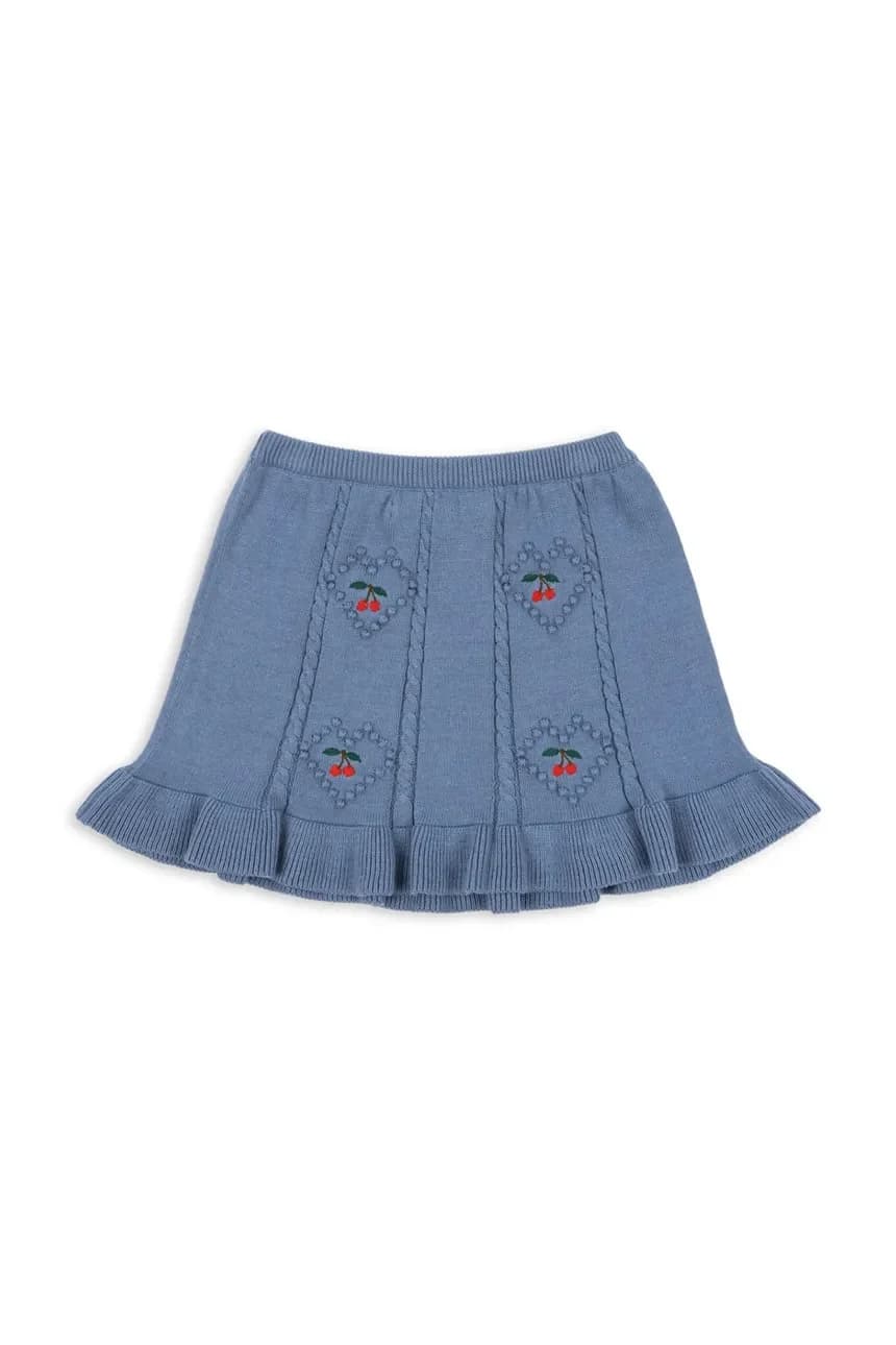 Детская хлопковая юбка SOLEIL KNIT SKIRT GOTS - фото 2