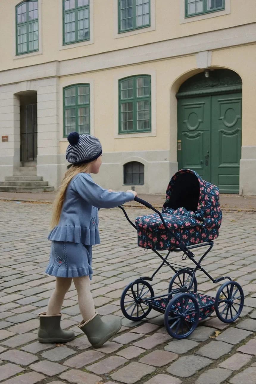 Детская хлопковая юбка SOLEIL KNIT SKIRT GOTS - фото 6