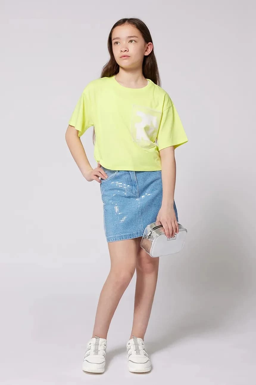 Детская джинсовая юбка